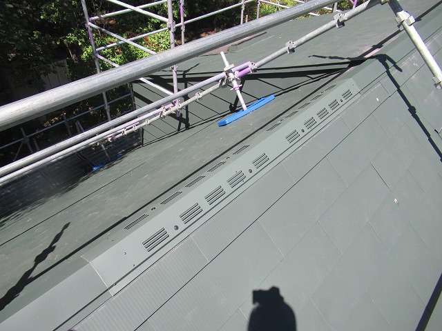 北杜市　屋根カバー工事